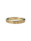 Engraved Greek Ring Gold - VERSACE - BALAAN.