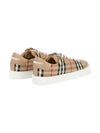 Women's Vintage Check Leather Low Top Sneakers Beige - BURBERRY - BALAAN 4