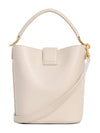 Louise Small Smooth Calfskin Shoulder Bag Pale Beige - CELINE - BALAAN 4