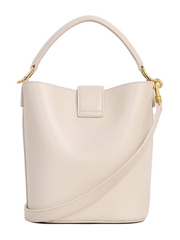 Louise Small Smooth Calfskin Shoulder Bag Pale Beige - CELINE - BALAAN 4