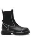 Everyday Mid Chelsea Boots Black - GANNI - BALAAN 2