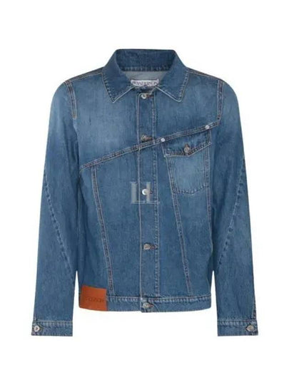 Twisted Denim Jacket Blue - JW ANDERSON - BALAAN 2