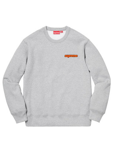 18FW Connect Crew Neck Gray CONNECT CREWNECK SWEATSHIRT - SUPREME - BALAAN 1