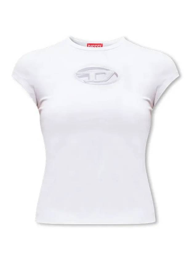 T Angie Peekaboo Logo Short Sleeve T-Shirt White - DIESEL - BALAAN 2