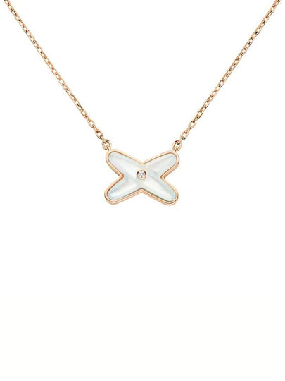 Jeux De Liens Pendant Mother Of Pearl Necklace Gold - CHAUMET - BALAAN 2