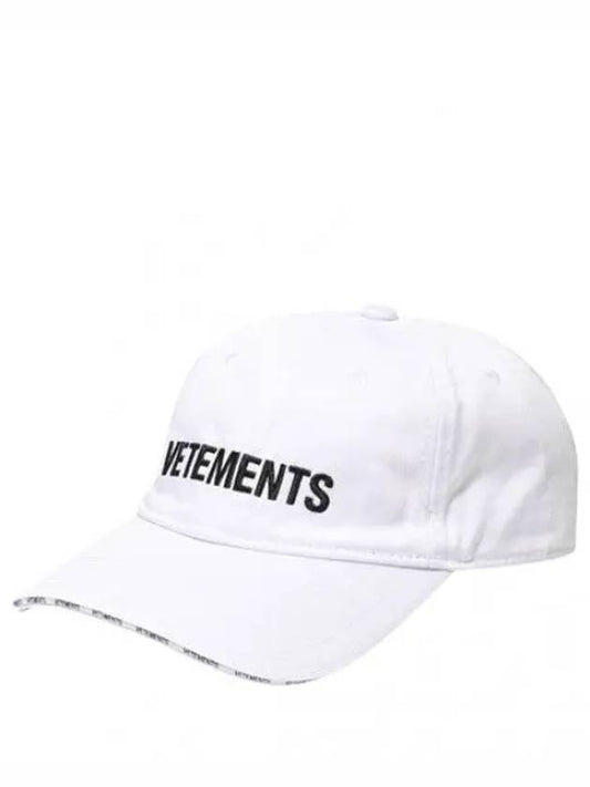 logo embroidery cap women hat - VETEMENTS - BALAAN 1