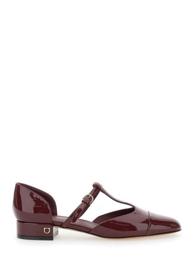 Linette Flat Bordeaux - SALVATORE FERRAGAMO - BALAAN 1