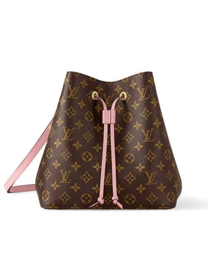 Monogram Neonoe Bucket Bag Brown Pink - LOUIS VUITTON - BALAAN 2