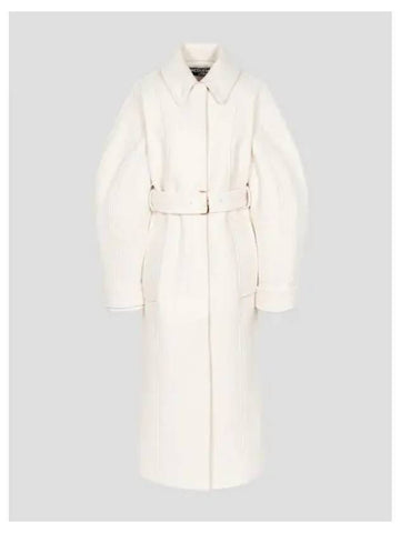 Jacquemus Women s Le Manteau Bari Off White Domestic Product GM0024092091508 - JACQUEMUS - BALAAN 1