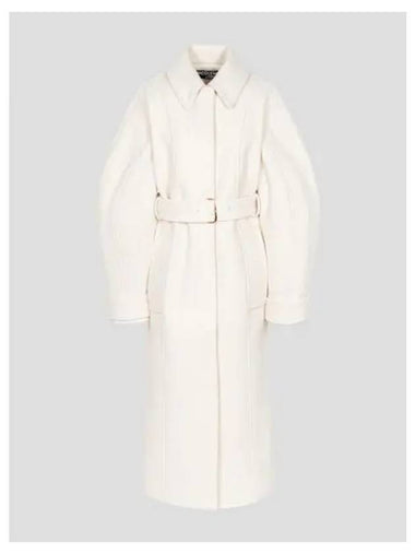 Jacquemus Women s Le Manteau Bari Off White Domestic Product - JACQUEMUS - BALAAN 1