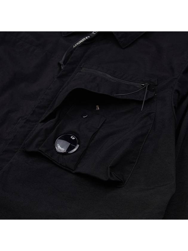 Tylon P Lens Overshirt Zip Up Jacket Black - CP COMPANY - BALAAN 9