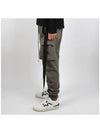 Mastodon Cut Cargo Pocket Cotton Track Pants Grey - RICK OWENS - BALAAN 4