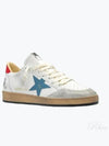 Ballstar Red Tab Mesh Low Top Sneakers White - GOLDEN GOOSE - BALAAN 2