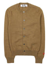 Women's Wool Cardigan P1N091 CAMEL - COMME DES GARCONS - BALAAN 8