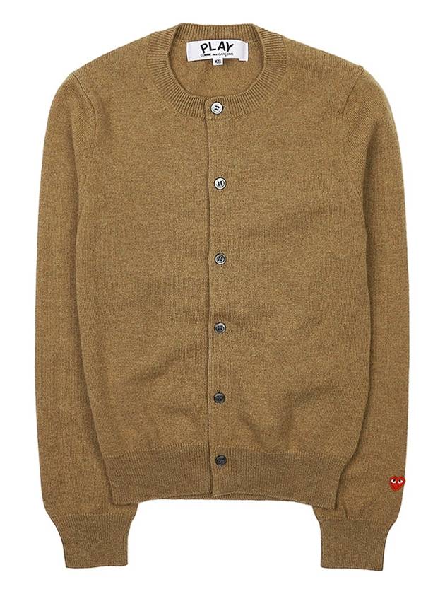 Women's Wool Cardigan P1N091 CAMEL - COMME DES GARCONS - BALAAN 8