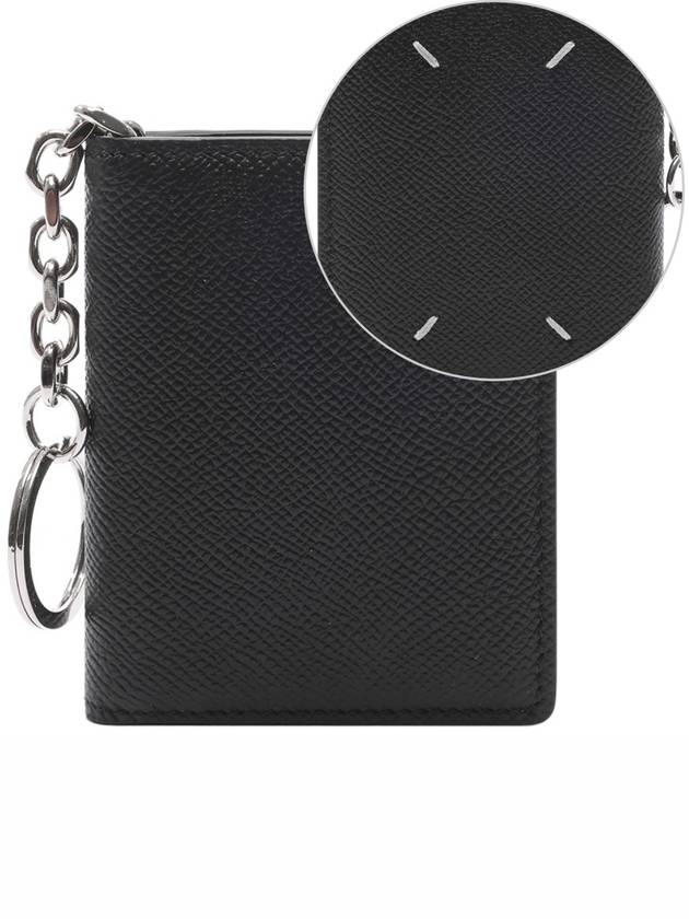 Stitch Keyring Card Wallet Black - MAISON MARGIELA - BALAAN 3