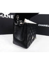 Mini Flap Bag Lambskin Silver Black - CHANEL - BALAAN 7