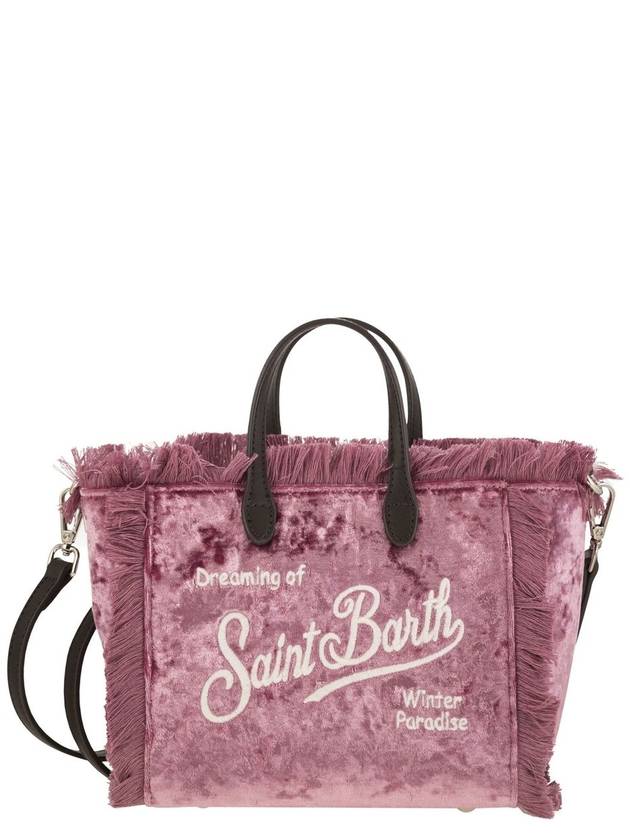 Mini Vanity bag with bangs and embroidered logo - MC 2 SAINT BARTH - BALAAN 1