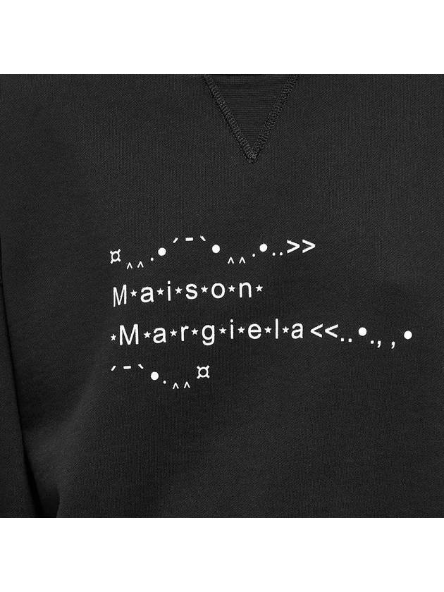 Font Generator Logo Sweatshirt Black - MAISON MARGIELA - BALAAN 3