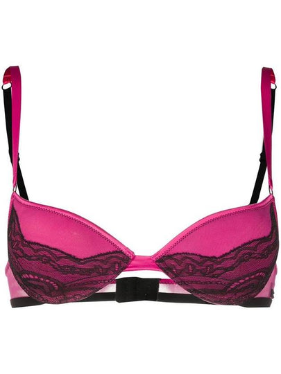 Women's Lace Panel Bra Pink - DOLCE&GABBANA - BALAAN 2