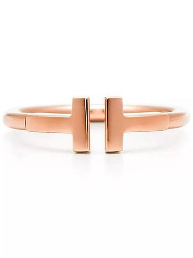 Tiffany T wire ring rose gold 68650976 - TIFFANY & CO. - BALAAN 1