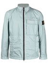 Men's Waffen Patch Membrana 3L TC Nylon Jacket Navy - STONE ISLAND - BALAAN 3