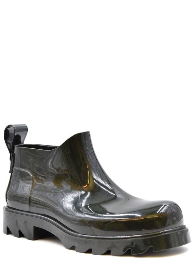 Bottle Rubber Strut Ankle Boots Green - BOTTEGA VENETA - BALAAN 3