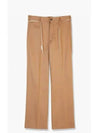 Wool Straight Pants Beige - MARNI - BALAAN 2