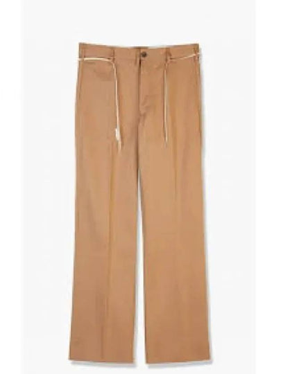 Wool Straight Pants Beige - MARNI - BALAAN 2