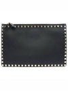 RockstudUW0P0269VSH 0NO Women s Clutch Pouch Bag - VALENTINO - BALAAN 2