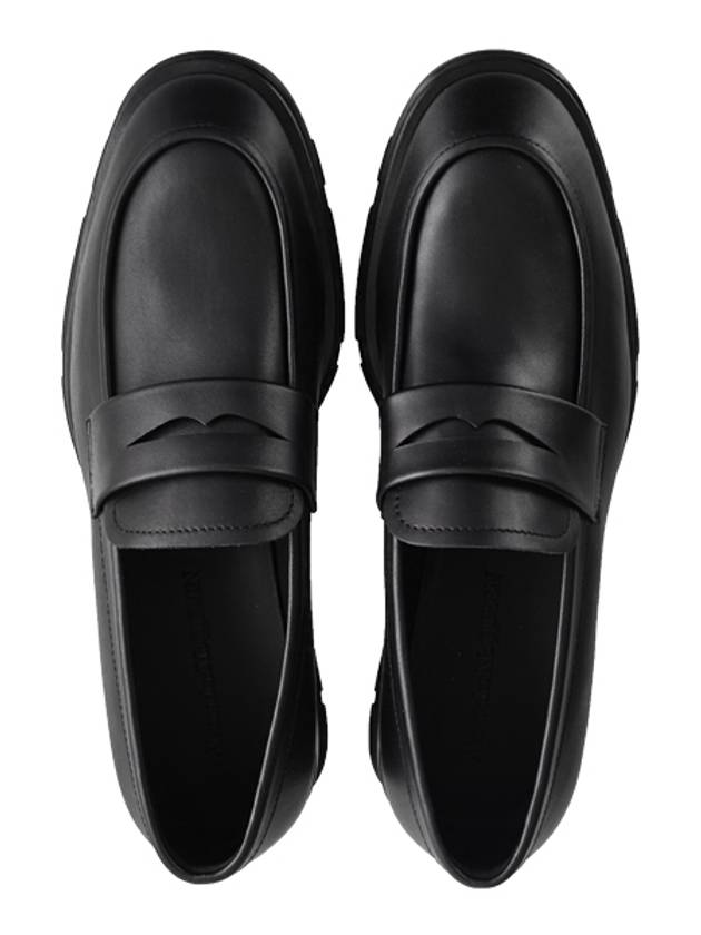 Moccasin Loafers Black - ALEXANDER MCQUEEN - BALAAN.