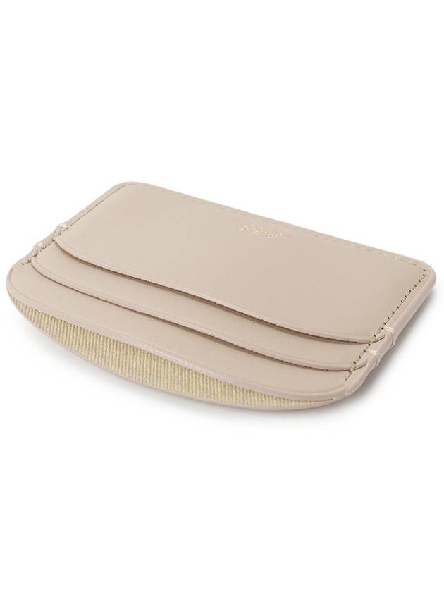 Demi Lune Card Wallet Light Beige - A.P.C. - BALAAN 5