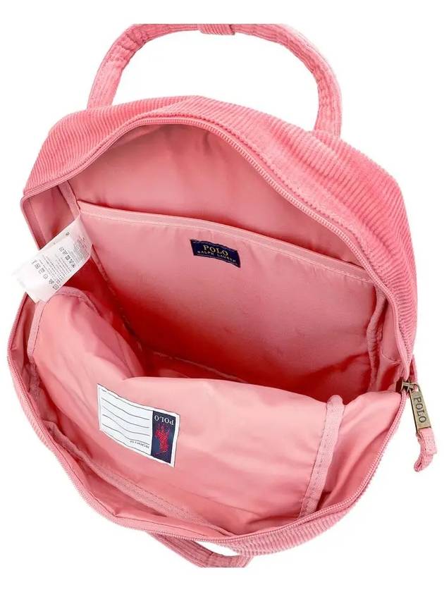 Kids Pony Embroidery Backpack Pink 9AR100 AGF - POLO RALPH LAUREN - BALAAN 4