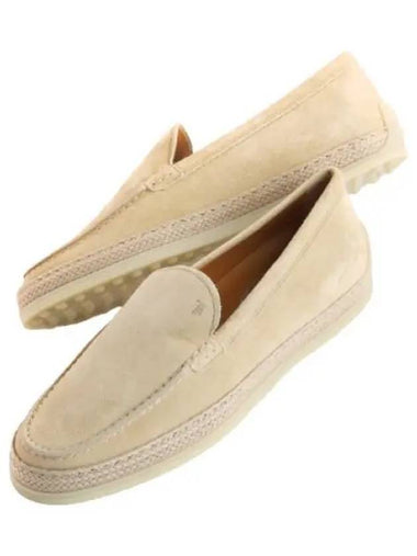 leather suede slippers loafers women - TOD'S - BALAAN 1