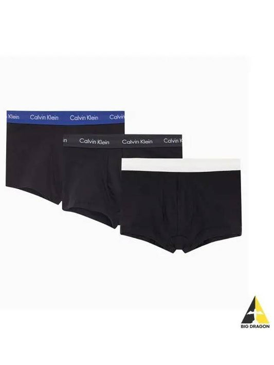 UNDERWEAR Men s Cotton Stretch Low Rise Trunks 3PK U2664H4X - CALVIN KLEIN - BALAAN 1