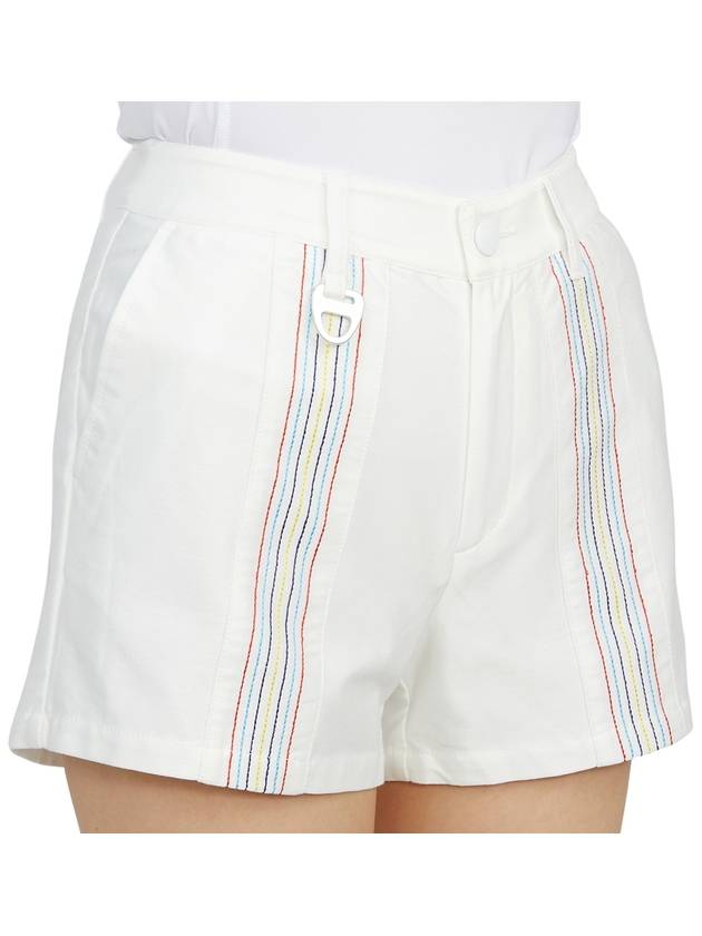 Women's Triple Rain Jersey Shorts White - HORN GARMENT - BALAAN 10