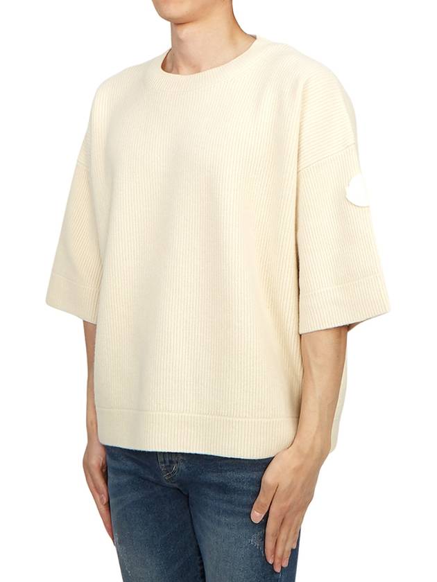 Genius Knit Top Ivory - MONCLER - BALAAN 3