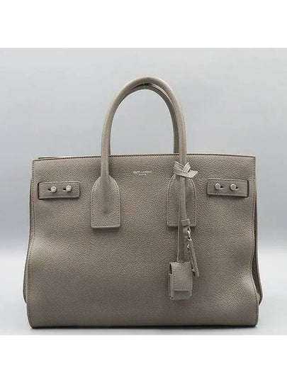 YSL Yip 464960 Gray SAC SDJ NEW Dejour Small Supple Tote Bag Shoulder Strap 2WAY - SAINT LAURENT - BALAAN 2