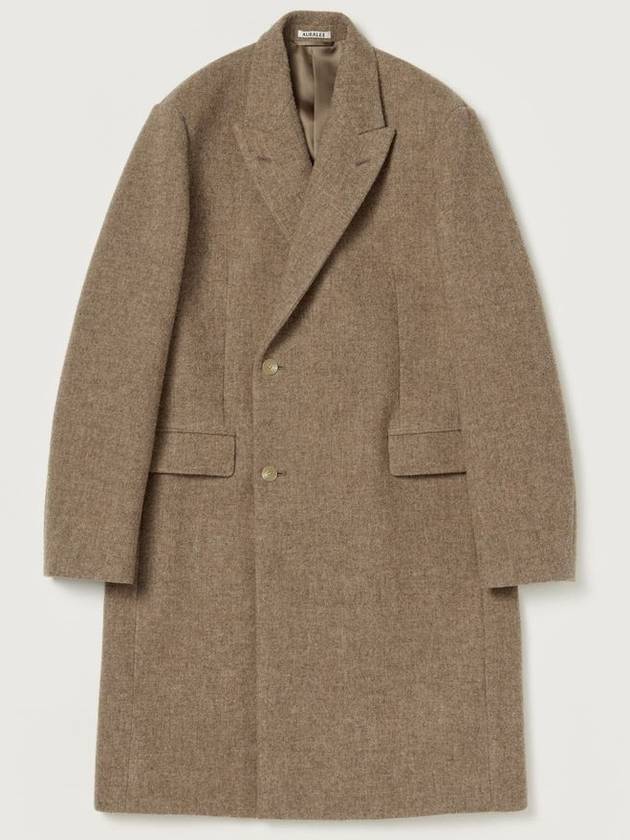 Sponge Wool Melton Chesterfield Coat - AURALEE - BALAAN 1