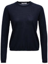 Women's Marmo Cashmere Knit Top Navy - MAX MARA - BALAAN.