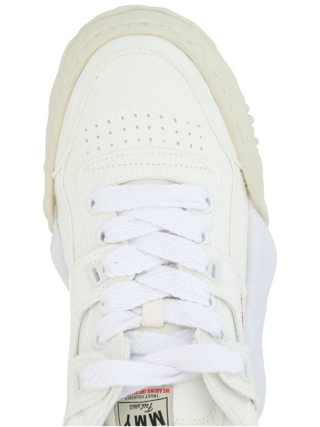 Parker OG Sole Canvas Low-Top Sneakers White - MAISON MIHARA YASUHIRO - BALAAN 5