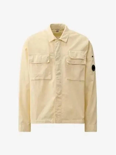 Gabardine Long Sleeve Shirt Beige - CP COMPANY - BALAAN 2