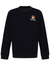 Fox Head Patch Crew Neck Long Sleeve T-Shirt Black - BARBOUR - BALAAN 3