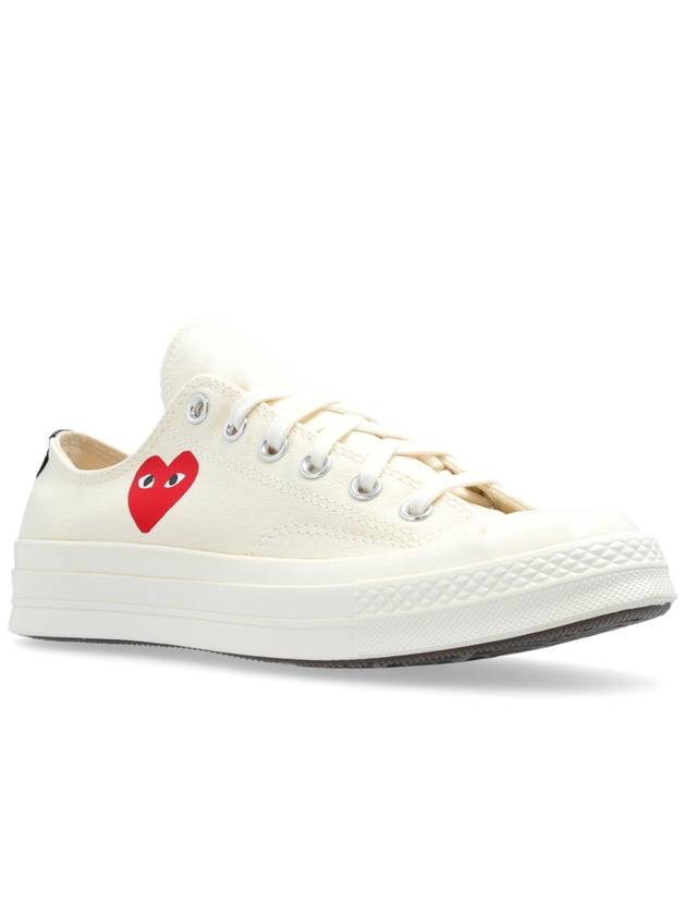 Comme Des Garçons Play Comme Des Garçons Play X Converse, Women's, White - COMME DES GARCONS PLAY - BALAAN 4