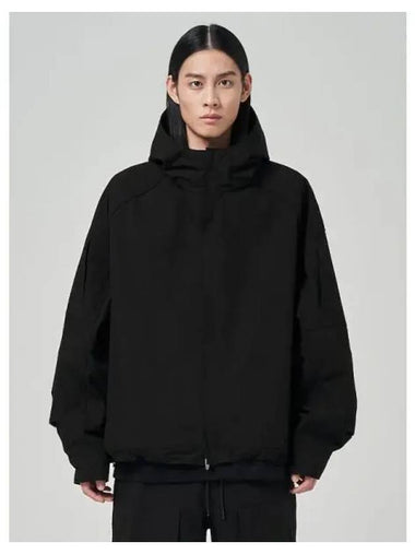 Poly hooded zip up shirt black domestic product GM0023121370184 - JUUN.J - BALAAN 1