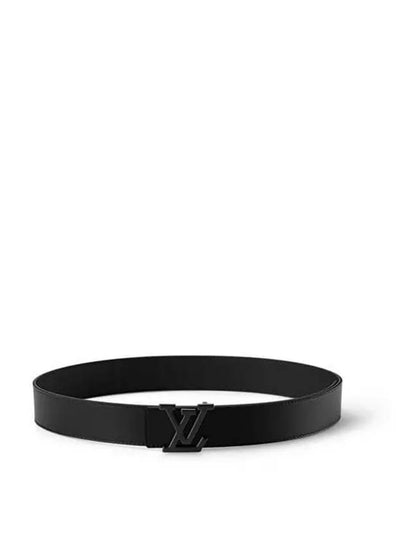 LV Aerogram 35MM Leather Belt Black - LOUIS VUITTON - BALAAN 2