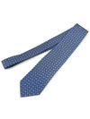 GG Dot Pattern Silk Tie Blue Silver - GUCCI - BALAAN 6