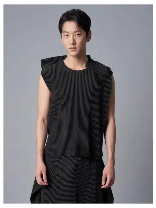 Racktangle vest gray domestic product GM0024053017440 - ISSEY MIYAKE - BALAAN 1