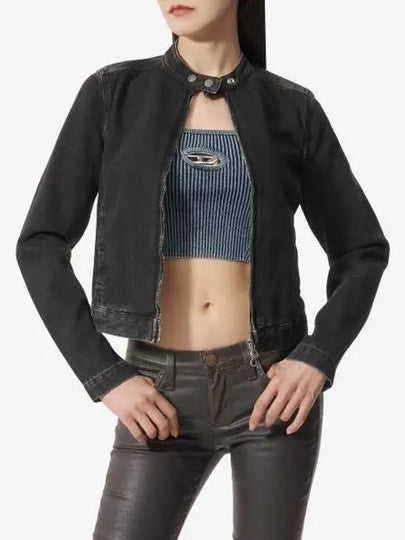 DE Mornin Moto Denim Jacket Black - DIESEL - BALAAN 2