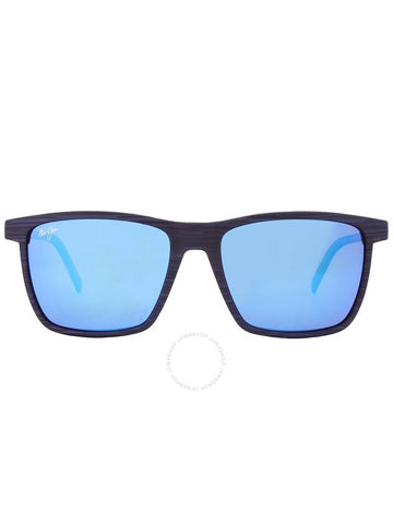 Maui Jim One Way Blue Hawaii Rectangular Men's Sunglasses B875-03 55 - MAUI JIM - BALAAN 1